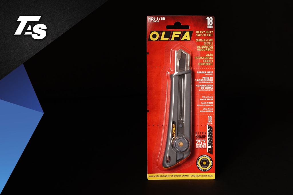 OLFA CUTTER CUSHION GRIP RATCHET LOCK