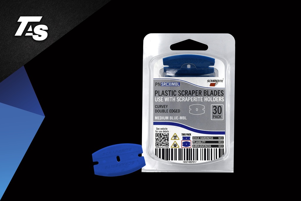 SCRAPERITE CURVEY BLADES BLUE (30)      